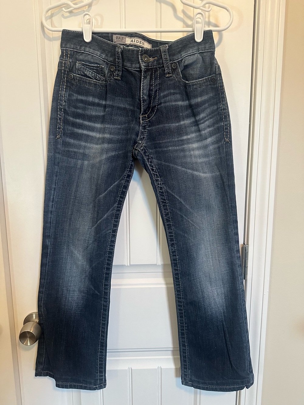 Aiden women’s  Faded Dark Blue Bootcut Jeans 27 short
